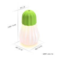 Humidifier, Hard Crafts Bulb Personal Humidifier - 350 ml Portable Cool Mist Humidifier with LED Lights, Humidifiers... N2