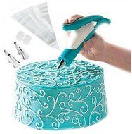 Lesirit Christmas Cake Decorating Pen Tool Kit (Blue) N4