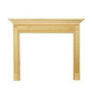 Highlander Fireplace Mantel Surround Shelf Length: 66.5", Finish: Unfinished