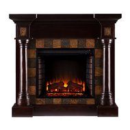 Southern Enterprises Carrington Convertible Electric Fireplace - Classic Espress N7