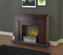 Adam Arlington Electric Fireplace Mantel Package in Rich Oak N2