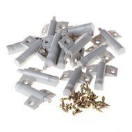 ZFE&reg; Kitchen Cabinet Cupboard Door Dampers Buffer Soft Close Cushion Pack Of 20Pcs N2
