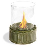 Pacific Decor Ceramic Table Fireplace, Green