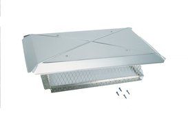 Gelco 13245 17 Inch x 41 Inch Model D Gelco Knock-down Stainless Steel Multi-flue Chimney Top 16 Inch High 3/4...