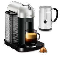 Nespresso VertuoLine Coffee &amp; Espresso Machine - with Aeroccino+ Frother (Silver)
