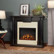 Real Flame Maxwell Electric Fireplace Whitewash N13
