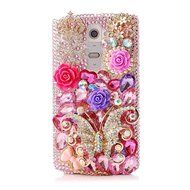 Spritech(TM) LG G Stylo Hard Case,Bling Crystal 3D handmade Rhinestone Design Clear Phone Cover for LG G Stylo N6