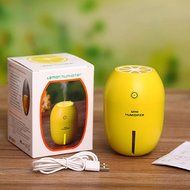 Portable Mini Humidifier USB Air Purifier Atomizer for Home and Office Lemon Look N10