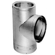 6'' DuraTech Stainless Steel Standard Tee with Cap - 9475SS