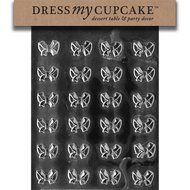 Dress My Cupcake Chocolate Candy Mold, Bows