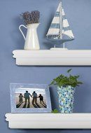Montego 5 Ft. White Fireplace Mantel Shelf N4