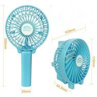 Ambielly Handfan Rechargeable Portable Handheld Mini Fan Foldable Fans Battery Operated Cooling Fan Electric Personal... N10