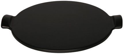 Emile Henry Made in France Flame Top Pizza Stone, Black. Perfect for Pizzas or Breads. In the Oven, On Top of... N2