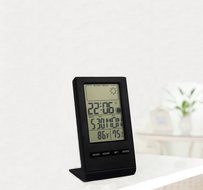 HeQiao Indoor Large LCD Digital Thermometer Hygrometer Temperature Monitor Humidity Meter Thermometers with Calendar... N11