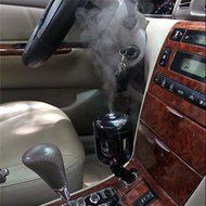 Elaco Auto Mini Car Humidifier Air Purifier Freshener Travel Car Portable (Black) N3