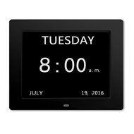 HeQiao Indoor Large LCD Digital Thermometer Hygrometer Temperature Monitor Humidity Meter Thermometers with Calendar... N12