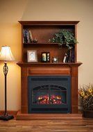 GreatCo Gallery Series Built-in Electric Fireplace with Arched Rectanguler Front, 34-Inch N3