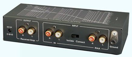 TEC TC-778 RIAA Phono Preamp w/ 78rpm Equalization Switch and Input; includes optional PREMIUM HIGH POWER AC Adaptor N2