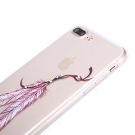 iPhone 7 Plus Case, PHEZEN Clear Soft TPU Protective Case Back Cover with Beautiful Cherry Blossom Flower Series... N42