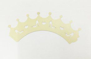 HUAL Cupcake Wrappers 50 Filigree Artistic Bake Cake Paper Cups High-heeled Shoes Lace Laser Cut Liner Baking...