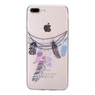 iPhone 7 Plus Case, PHEZEN Clear Soft TPU Protective Case Back Cover with Beautiful Cherry Blossom Flower Series... N43
