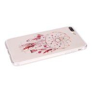 iPhone 7 Plus Case, PHEZEN Clear Soft TPU Protective Case Back Cover with Beautiful Cherry Blossom Flower Series... N45