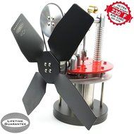 Heat Powered Small Stove Top Fan for wood multi-fuel coal - WARPFIVE SIDEWINDER Eco Stirling engine N12