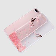 iPhone 7 Plus Case, PHEZEN Clear Soft TPU Protective Case Back Cover with Beautiful Cherry Blossom Flower Series... N49