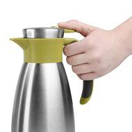 Emsa 18/10 Stainless Steel Soft Grip Carafe, 34-Ounce, Black