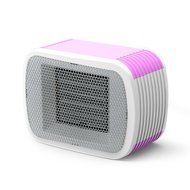 Rubility Multi-functional Warmer Mini Heater Household Office Desktop Electric Heater PTC Mini Fan Warmer (Pink) N3