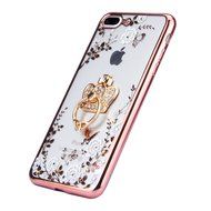 iPhone 7 Plus Case, PHEZEN Clear Soft TPU Protective Case Back Cover with Beautiful Cherry Blossom Flower Series... N52