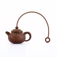 LEASEN Silicone Tea Leaf Filter Tea Infuser Tea Strainer-Mini Teapot Shaped Tea Filter
