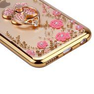 iPhone 6S Plus / 6 Plus Case, iPhone 6S Plus Clear Case, PHEZEN Cherry Blossom Flower Series Transparent TPU Bumper...