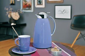 Alfi Vacuum carafe Gusto,Thermal Carafe, Metal Painted, Screw Stopper, Lavender, 1 Liter, 3521243100