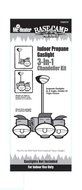 Mr. Heater Base Camp Pro Series Indoor Propane Gaslight 3-in-1 Chandelier Kit
