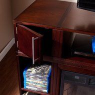 Southern Enterprises Henley Media Console Fireplace - Espresso N4