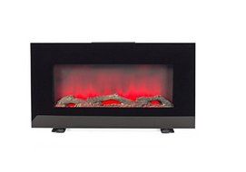 Electric Fireplace Wall Mount,Wall Heater 30 in. LED Wall Fireplace , Color Black, 10 Flame-Warm Up Any Decor... N2