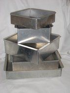 5 Pc. Set - Magic Line Heavy Aluminum Cake Baking Pan - USA N2