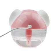 Happy-top 230Ml Lucky Elephant Shape Portable Mini Humidifier Night Lamp USB powered Air Humidifier (Pink) N5