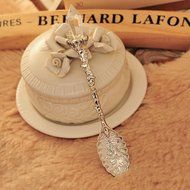 Spritech(TM) Fashion European American Style Vintage Golden Dovetail Shape Coffee Spoon Teaspoon Ice-cream Spoon... N2