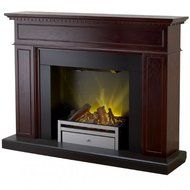 Adam Arlington Electric Fireplace Mantel Package in Rich Oak N3
