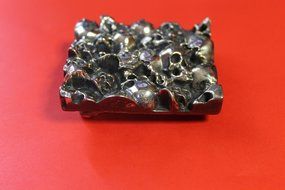 Sterling silver buckle 925 author's work (handiwork) N3