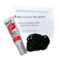3427 Glass Panel Stove Gasket Kit for Vermont Castings | Premium Kit by Midwest Hearth
