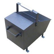 Boone Hearth Steel Ash Holder with Customizable Handle N6