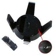 TTCOM Solar Powered Rotating Showcase Jewelry Rotating Display Stand Turn Table LED Light N7