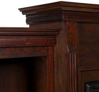 Holly &amp; Martin&trade; Fredricksburg Electric Fireplace with Bookcases - Espresso N3