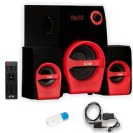 Theater Solutions TS215 Home 2.1 Speaker System with Bluetooth Optical Input FM USB / SD Multimedia N2