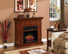 Oxford Infrared Wall Mantel in Premium Pecan Cherry 23IW1254-C253 MANTEL ONLY