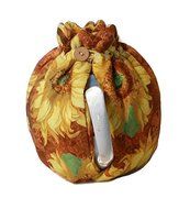 Teapot Cozy, tea warmer with Yellow Sunflowers for a 5-8 cup teapot #324