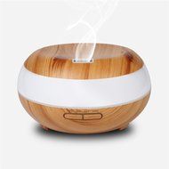 Cool Mist Humidifier, VICKMALL 300ml Essential Oil Diffuser Wood Grain Aromatherapy Ultrasonic Cool Mist humidifier... N2